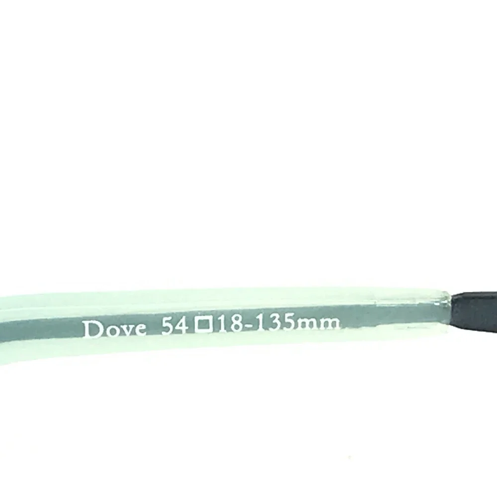 Laura Ashley Eyeglasses Frames Dove Addison Blue Floral Semi Rim 54-18-135